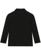 Blazer monopetto per bambino Dolce & Gabbana Kids nero con effetto jacquard L41J70 FJBAK N0000 DOLCE & GABBANA KIDS 