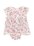Abito per neonata Louise Misha bianco con stampa fiori all-over FRI-S26-R0073 CREAM LOUISE MISHA KIDS 