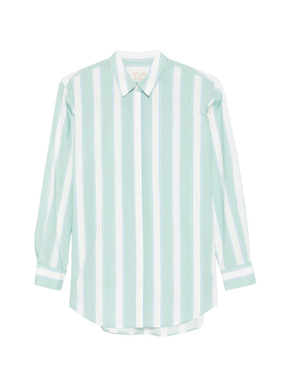 Camicia per donna MC2Saint Barth multicolore con design a righe BRIG001 00521L MC2 ST. BARTH 