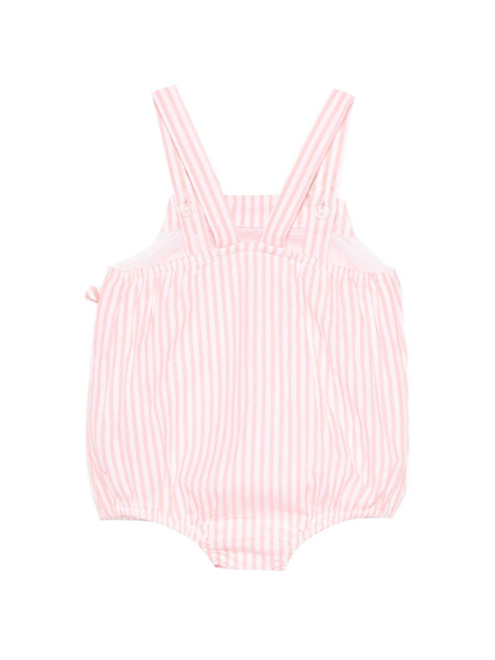 Tutina per neonata Billieblush rosa con design a righe U21797 S21 BILLIEBLUSH KIDS 