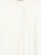 Pantaloni plissettati per bambina Alberta Ferretti Kids gialli con logo ricamato R1G401 7141 0035 ALBERTA FERRETTI KIDS 