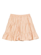 Gonna per bambina Donsje beige con motivo a balze a strati 4099900 00018 DONSJE 