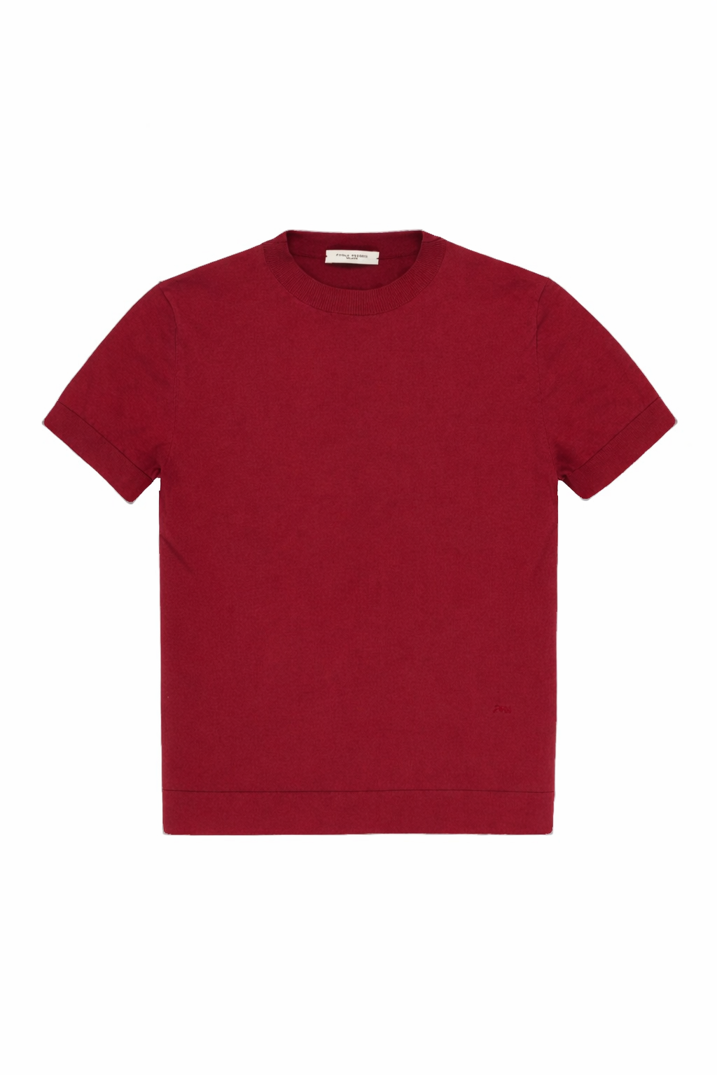 T-shirt per bambino Paolo Pecora Kids rosso con dettaglio girocollo PP4177 CHERRY PAOLO PECORA KIDS 