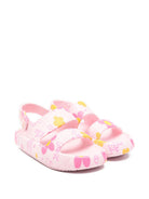 Sandali per bambina Billieblush rosa con stampa floreale all-over U21989 499 BILLIEBLUSH KIDS 