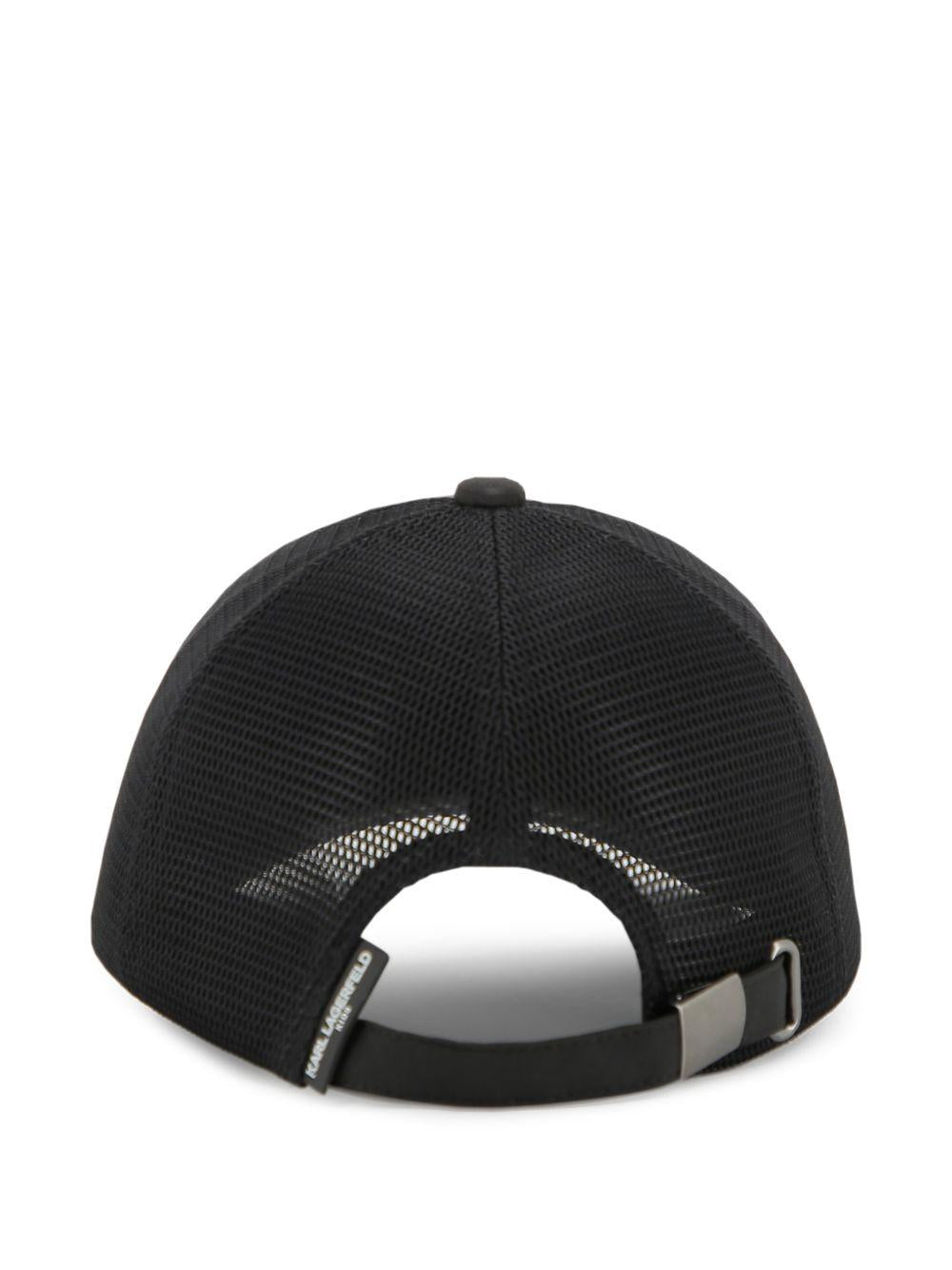 Berretto da baseball per bambino Karl Lagerfeld Kids grigio ricamato Z31198 016 KARL LAGERFELD KIDS 