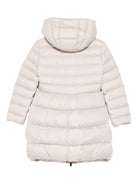 Giubbino per bambina Il Gufo beige dal design svasato A25GGP0006NN106 118 IL GUFO 