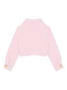 Giubbino per bambina Balmain Kids rosa con bottoni dorati BY2A07 Z3702 51E BALMAIN KIDS 