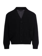 Cardigan per bambino Emporio Armani Kids blu con texture traforata EB001221 AF23412 UB118 EMPORIO ARMANI KIDS 