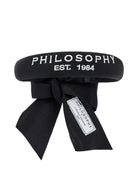 Cerchietto per bambina Philosophy di Lorenzo Serafini Kids nero con dettaglio fiocco I9G008 7780 0050 PHILOSOPHY KIDS 
