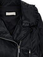 Giacca per bambina Monnalisa nera con zip 17G103 7022 0050 MONNALISA KIDS 