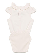 Body per neonata Donsje Madie beige con motivo con ricamo 3036900 00003 DONSJE KIDS 