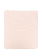 Coperta per neonata Elisabetta Franchi La Mia Bambina rosa con logo ricamato ENCO0830JF054 C036 ElISABETTA FRANCHI KIDS 