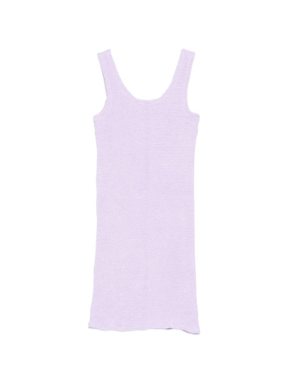 Abito Taina W per bambina MC2 Saint Barth Kids viola con scollo rotondo TAIN001 02926L MC2 ST. BARTH KIDS 