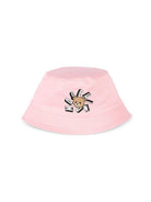 Cappello per neonata Moschino Kids rosa con stampa Teddy Bear MNX057LPA01 50209 MOSCHINO KIDS 