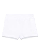 Shorts Noisette per neonato K Way Kids bianco con logo in gomma K71376W 001 K-WAY KIDS 