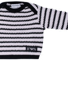 Maglione per neonato Emporio Armani Kids multicolor con design a righe EB001232 AF23409 M0057 EMPORIO ARMANI KIDS 
