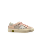 Sneakers per bambina Golde Goose Kids rosa con dettagli glitter F00495F008671 25818 GOLDEN GOOSE KIDS 