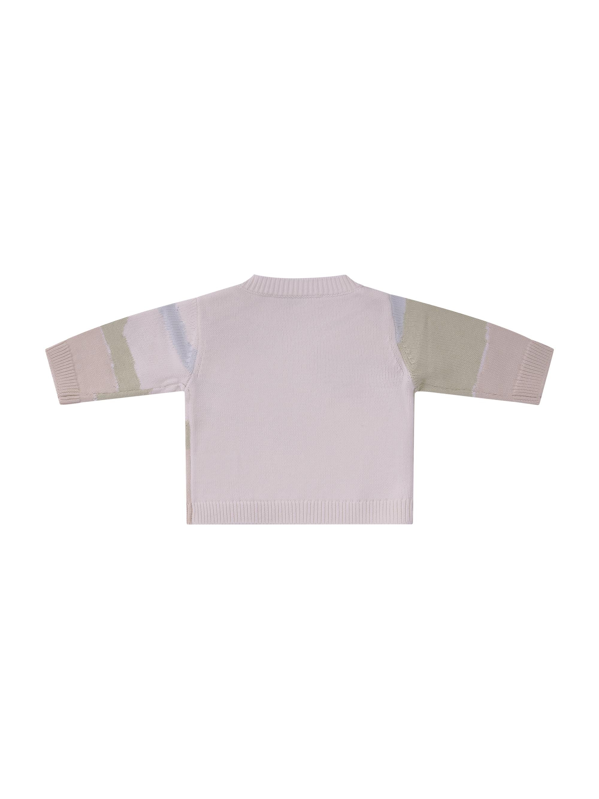 Maglione per neonato Bonpoint multicolore con pulcini ricamati S06XJUK00001 933D BONPOINT KIDS 