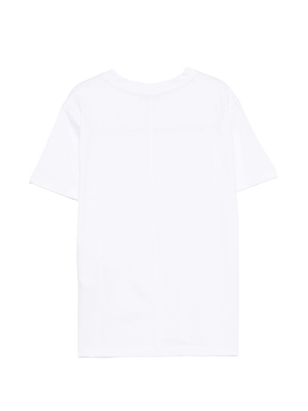 T-shirt per bambino Paolo Pecora Kids bianca con maniche corte PP4367 GESSO PAOLO PECORA KIDS 