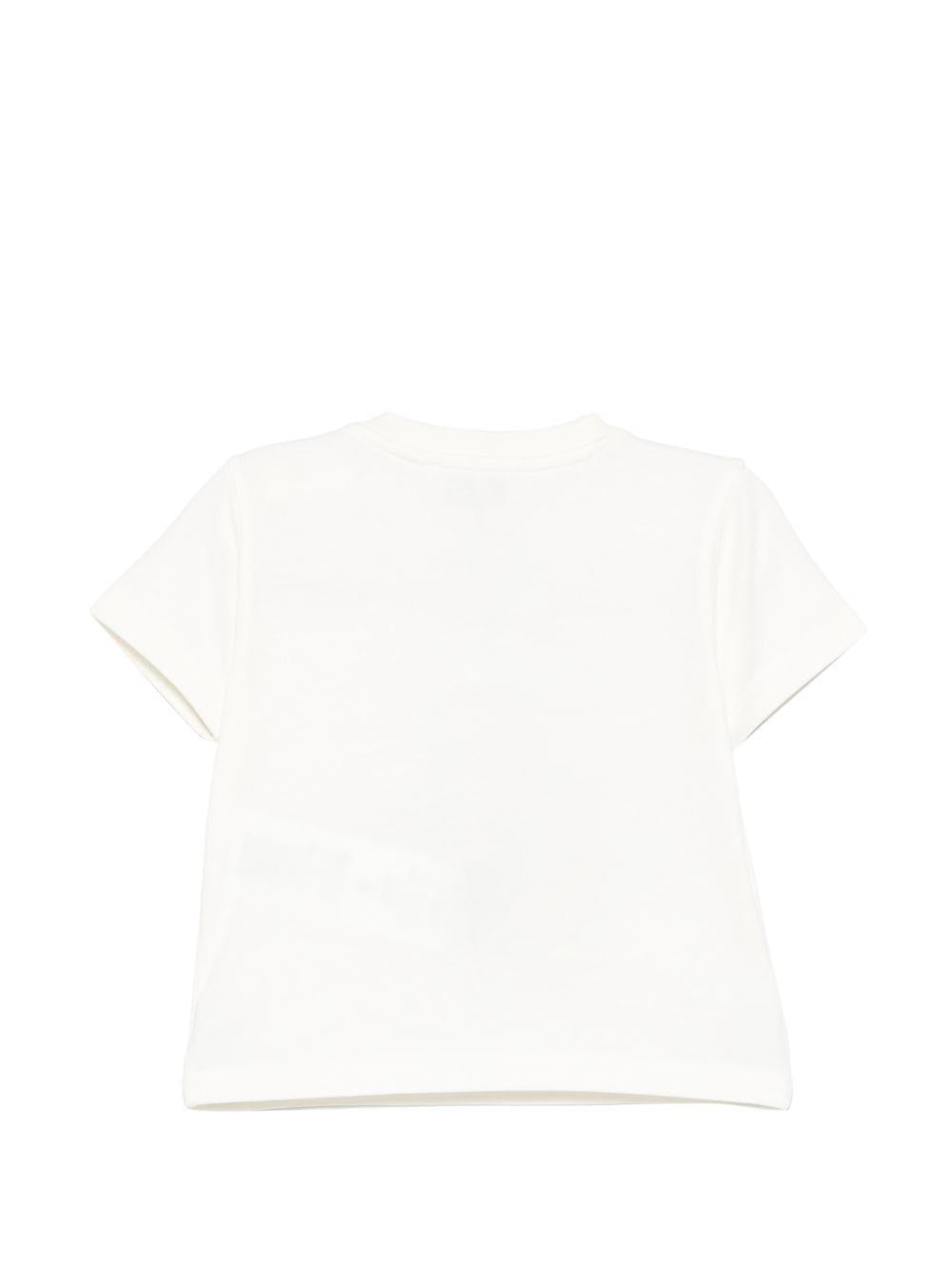 T-shirt per neonato Etro Kids bianca con motivo Equestrian Knight GZ8301 Z3672 102 ETRO KIDS 