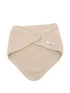 Bavaglino Bintje per neonati Donsje beige con ricamo orsetto 7100703 00017 DONSJE 