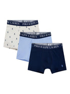Boxer per bambino Polo Ralph Lauren Kids multicolore con stampa Polo Pony (3 pezzi) 9P5015 BK8 Ralph Lauren kids 