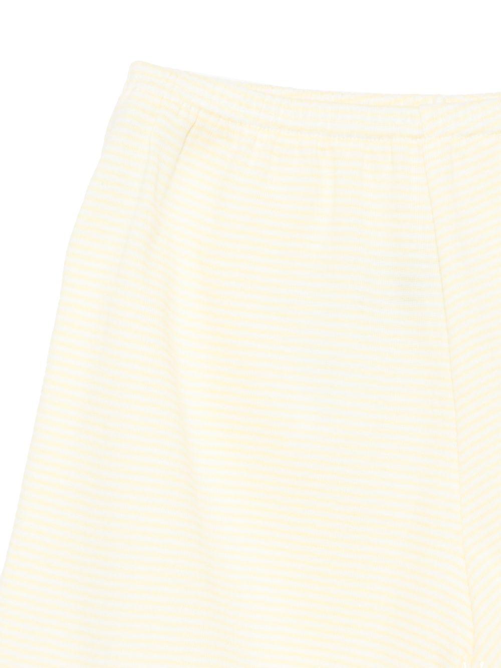 Pigiama per bambino Petit Bateau bianco con stampa grafica sul davanti A0FDG 01 PETIT BATEAU 