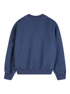 Felpa per bambina Chloé Kids blu con logo goffrato C20843 80S CHLOE' KIDS 