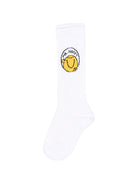 Calzini per bambini Gucci Kids bianchi con logo a contrasto 8551634KAC6 9000 GUCCI KIDS 