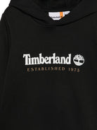 Felpa per bambino Timberland Kids nera con stampa logo sul davanti T60975 09B TIMBERLAND KIDS 