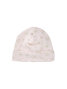 Berretto per neonata Monnalisa rosa con stampa a fiori all-over 35G010NP 7000 0090 MONNALISA KIDS 