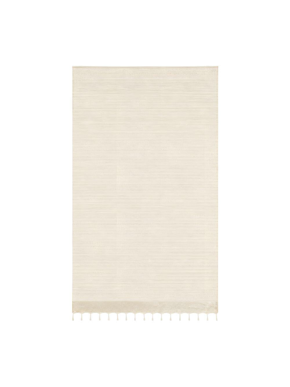 Telo mare MC2 Saint Barth beige con motivo a righe FOUT016 09141L MC2 ST. BARTH KIDS 