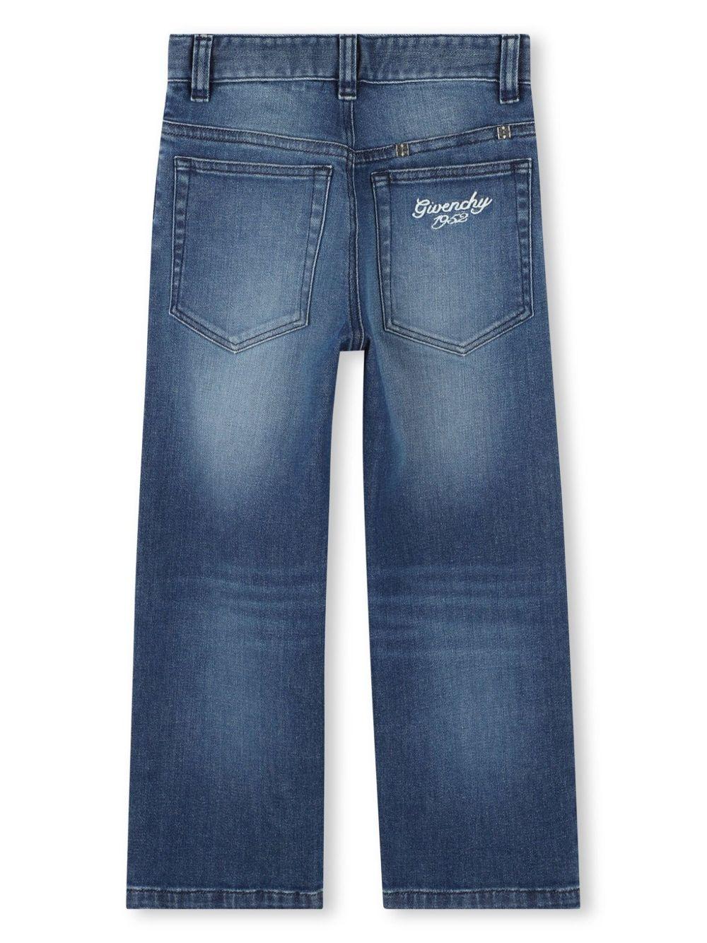 Jeans per bambino Givenchy Kids denim con effetto schiarito H30691 Z10 GIVENCHY KIDS 