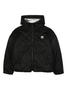 Piumino per bambina Dkny Kids nero con design trapuntato D62381 09B DKNY 