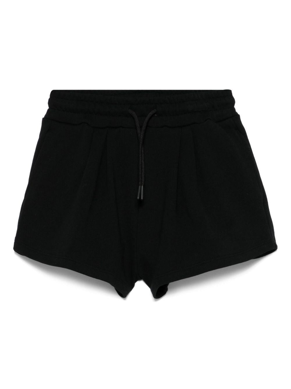 Bermuda per bambina MSGM Kids nero con applicazione posteriore con logo S5MSJGSH094 110/75 MSGM KIDS 