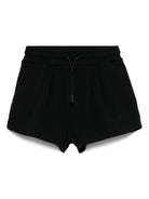 Bermuda per bambina MSGM Kids nero con applicazione posteriore con logo S5MSJGSH094 110/75 MSGM KIDS 