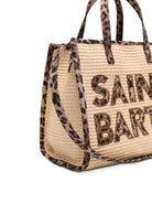 Borsa Vivian MC2 Saint Barth beige con stampa animalier VVID001 00369L MC2 ST. BARTH KIDS 