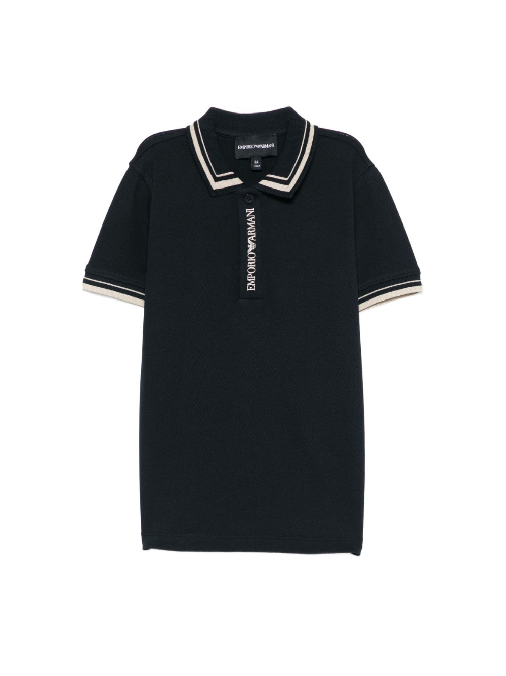 Polo per bambino Emporio Armani Kids blu con logo EB000665 AF16641 UB118 EMPORIO ARMANI KIDS 