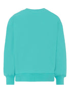 Felpa per bambino MSGM Kids azzurro con logo sul davanti F5MSJUSW018 MS037 MSGM KIDS 