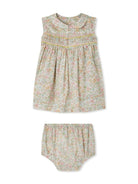 Set abito Eleanore per neonata Bonpoint verde con set di due S05XDRW00004 523B BONPOINT 