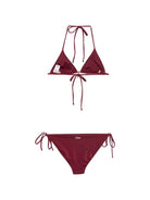 Bikini da donna MC2 Saint Barth bordeaux con dettaglio ciondoli VIR0001 08583L MC2 ST. BARTH 