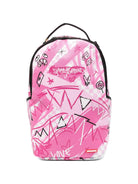 Zaino per bambina Sprayground Kid rosa con stampa grafica Broken Hearts Club 910B8672 NSZ SPRAYGROUND 