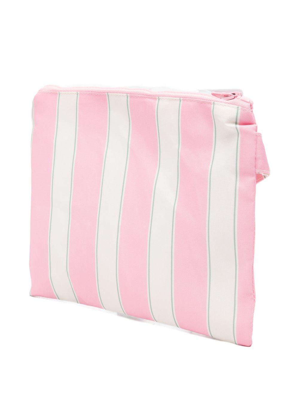 Pochette Pareasy MC2 Saint Barth rosa con design a righe PARE0001 00760L MC2 ST. BARTH KIDS 