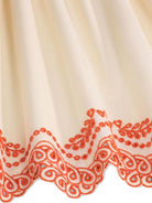 Abito Clementine per bambina Molo beige con dettagli arancioni 2S26E107 2444 MOLO KIDS 