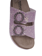 Slippers per bambina Monnalisa rosa con fibbia 87G005 7714 G091 MONNALISA 