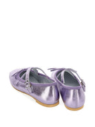 Ballerine per bambina Monnalisa Kids viola con dettaglio fiocco 87H003 8785 0063 MONNALISA KIDS 