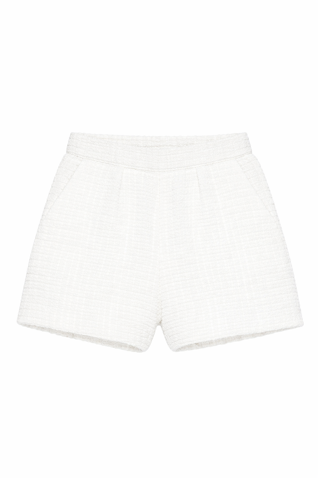 Shorts per bambina Douuod Kids bianchi con finitura in rilievo DY6B39 U0267 100 DOUUOD KIDS 