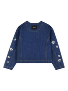 Giacca per bambina The Marc Jacobs Kids blu denim W60750 Z10 THE MARC JACOBS KIDS 