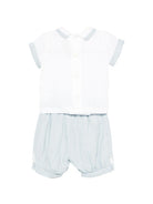 Completo t-shirt e shorts per neonato La Stupenderia multicolore con colletto classico 2CCCT61 D13 LA STUPENDERIA KIDS 