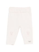Pantaloni per neonata Donsje bianchi con motivo unicorno 3040705 00001 DONSJE 